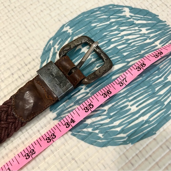 Vintage Braided Leather Belt - Picture 3 of 7